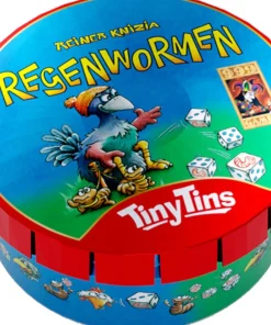 999 Games dobbelspel Regenwormen tiny tin 6+ jr